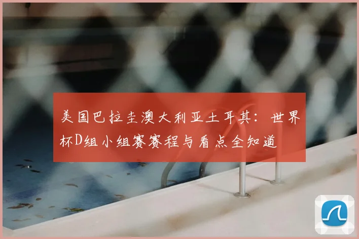 美国巴拉圭澳大利亚土耳其：世界杯D组小组赛赛程与看点全知道
